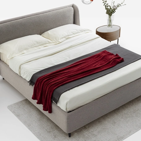 Letto in tessuto con contenitore Nevis di Rimar