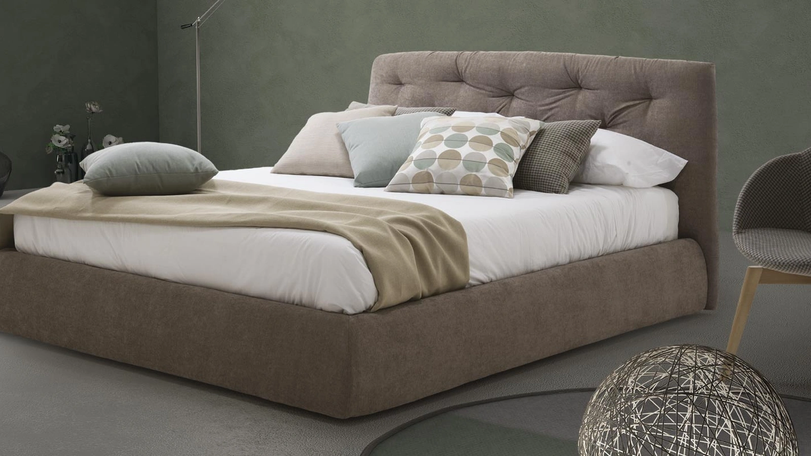 Letto imbottito Nuage di Rimar