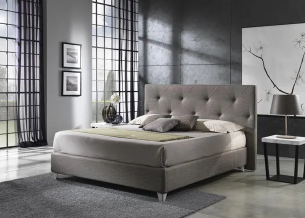 Letto in tessuto con contenitore Nuit di Hoppla