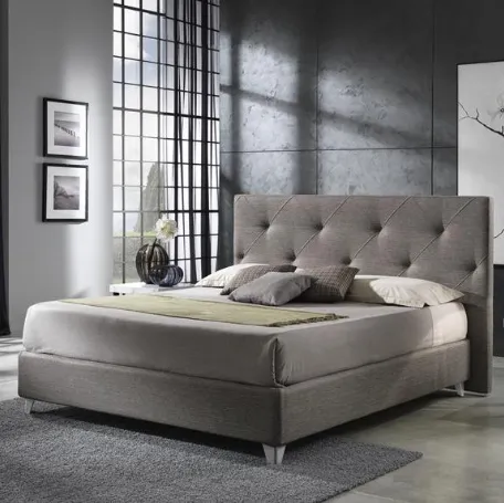 Letto in tessuto con contenitore Nuit di Hoppla