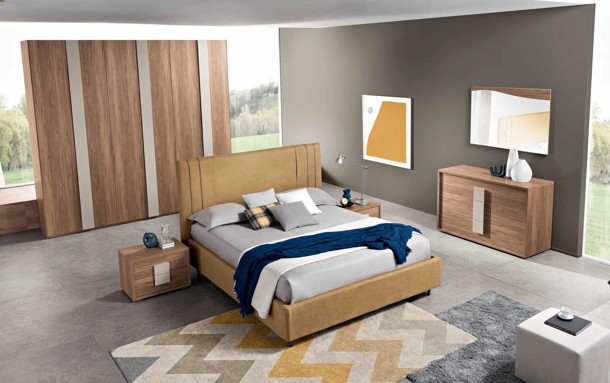 Letto in tessuto Oxford di Gierre Mobili