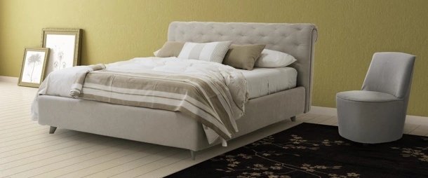 Letto in tessuto Polaris di Rimar