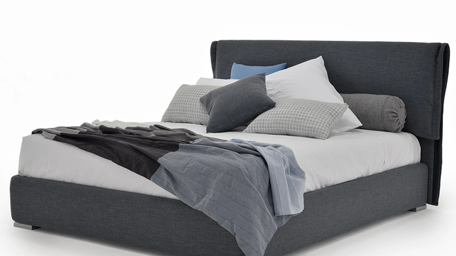 Letto in tessuto Shedir con contenitore di Rimar