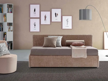 Letto singolo con contenitore Coco Back di Rimar