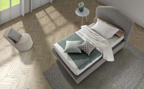 Letto singolo classico Gemma con contenitore di Rimar