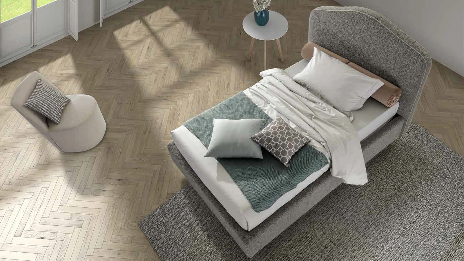 Letto singolo classico Gemma con contenitore di Rimar