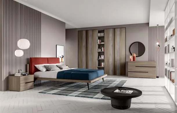 Letto con testiera Divo di Villanova