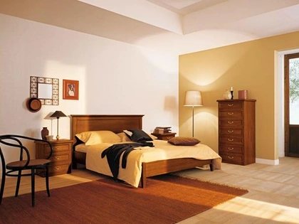 Letto con testiera Driade di Villanova