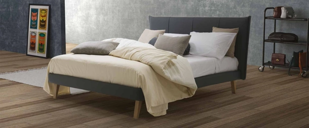 Letto imbottito Wing di Rimar