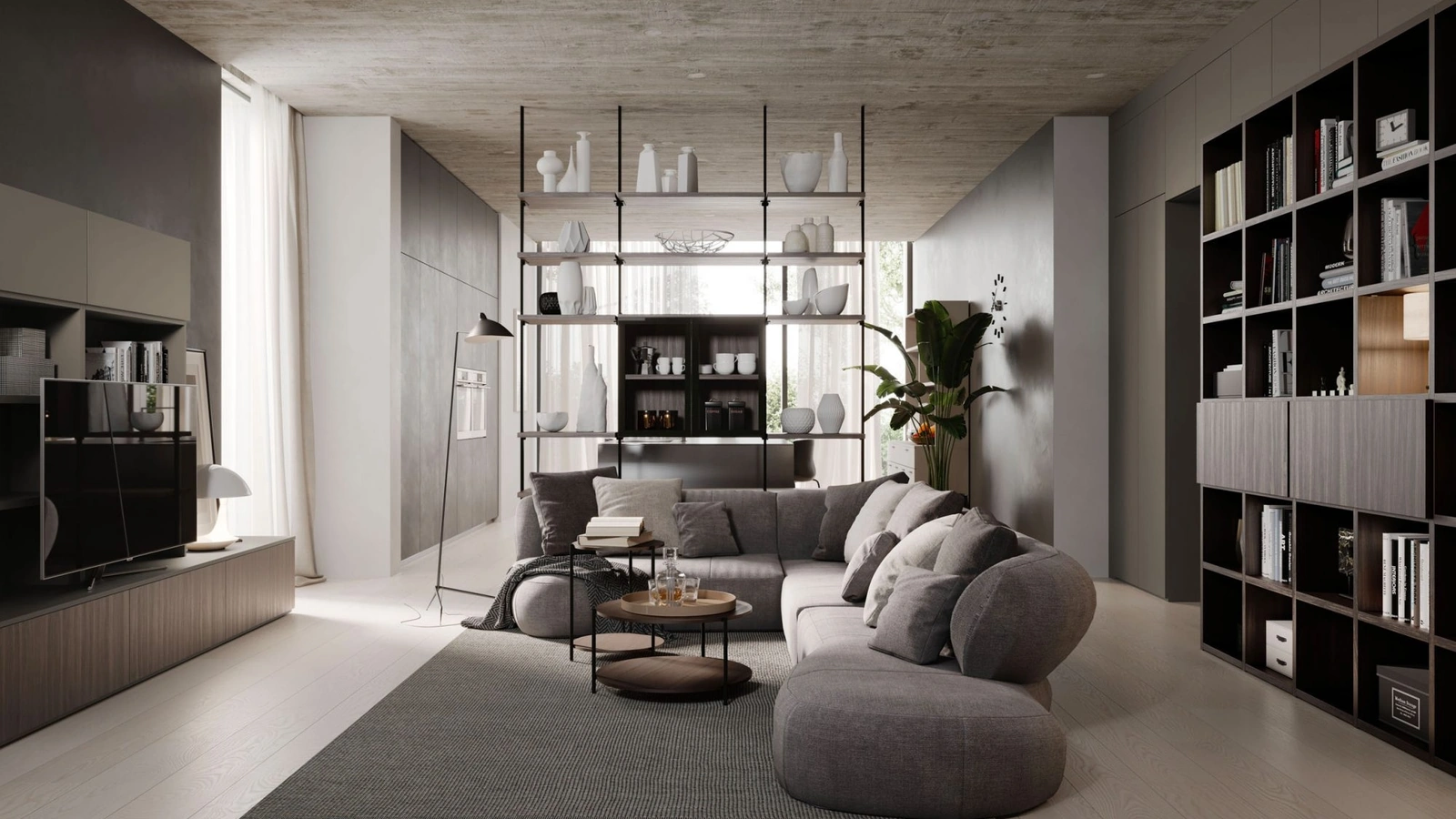 Libreria Divisoria in Metallo di Nardi Interni