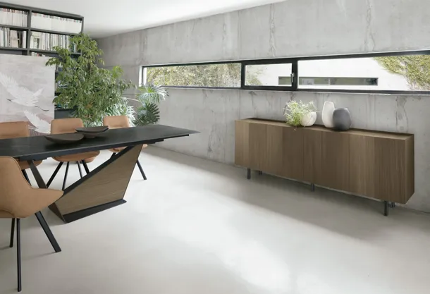 Madia Demetra 220 in laminato effetto legno di Target Point