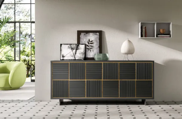 Madia in legno laccato Queen di FGF Mobili