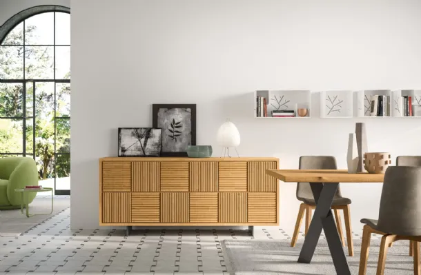 Madia in legno Queen Oak di FGF Mobili