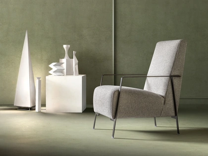 Poltrona in tessuto Angy di Samoa