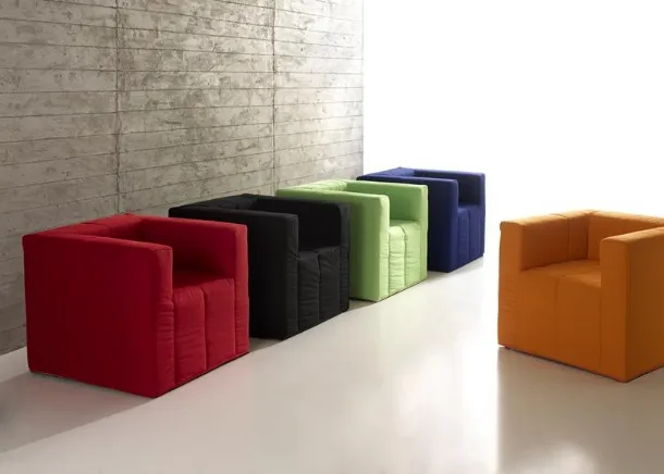 Poltrona Letto in tesssuto colorato Cuccia di Hoppla