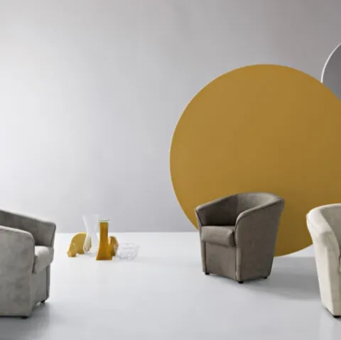 Poltroncina Valentina Nabuk di Ikone Casa