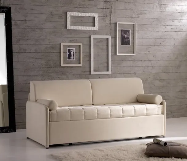 Divano Letto lineare in tessuto Clochard di Hoppla