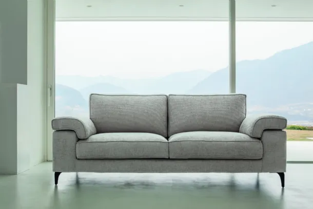 Divano lineare Grace Air di Fabbri Salotti