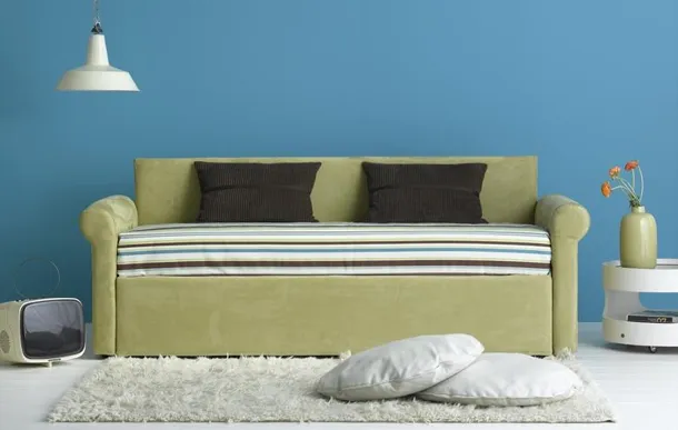 Divano Letto in tessuto con secondo letto estraibile Night&Day 06 di Hoppla