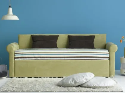 Divano Letto in tessuto con secondo letto estraibile Night&Day 06 di Hoppla