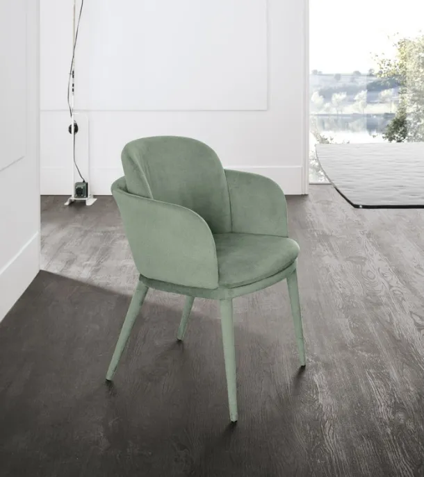 Sedia con braccioli Cleveland Poltroncina di Target Point
