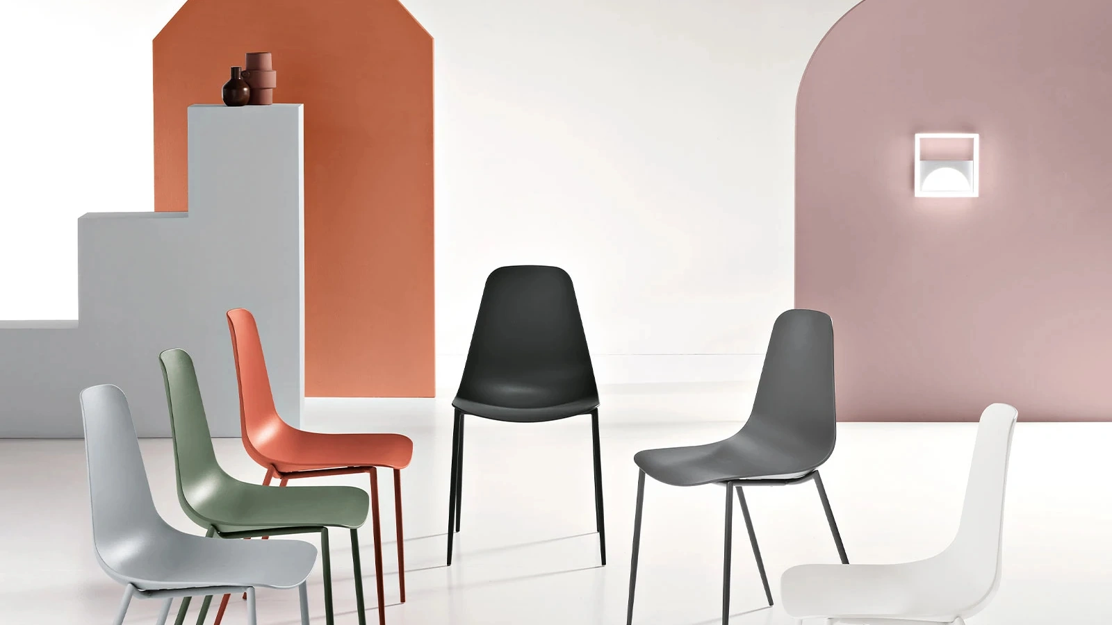 Sedia Luana in polipropilene di Ikone Casa