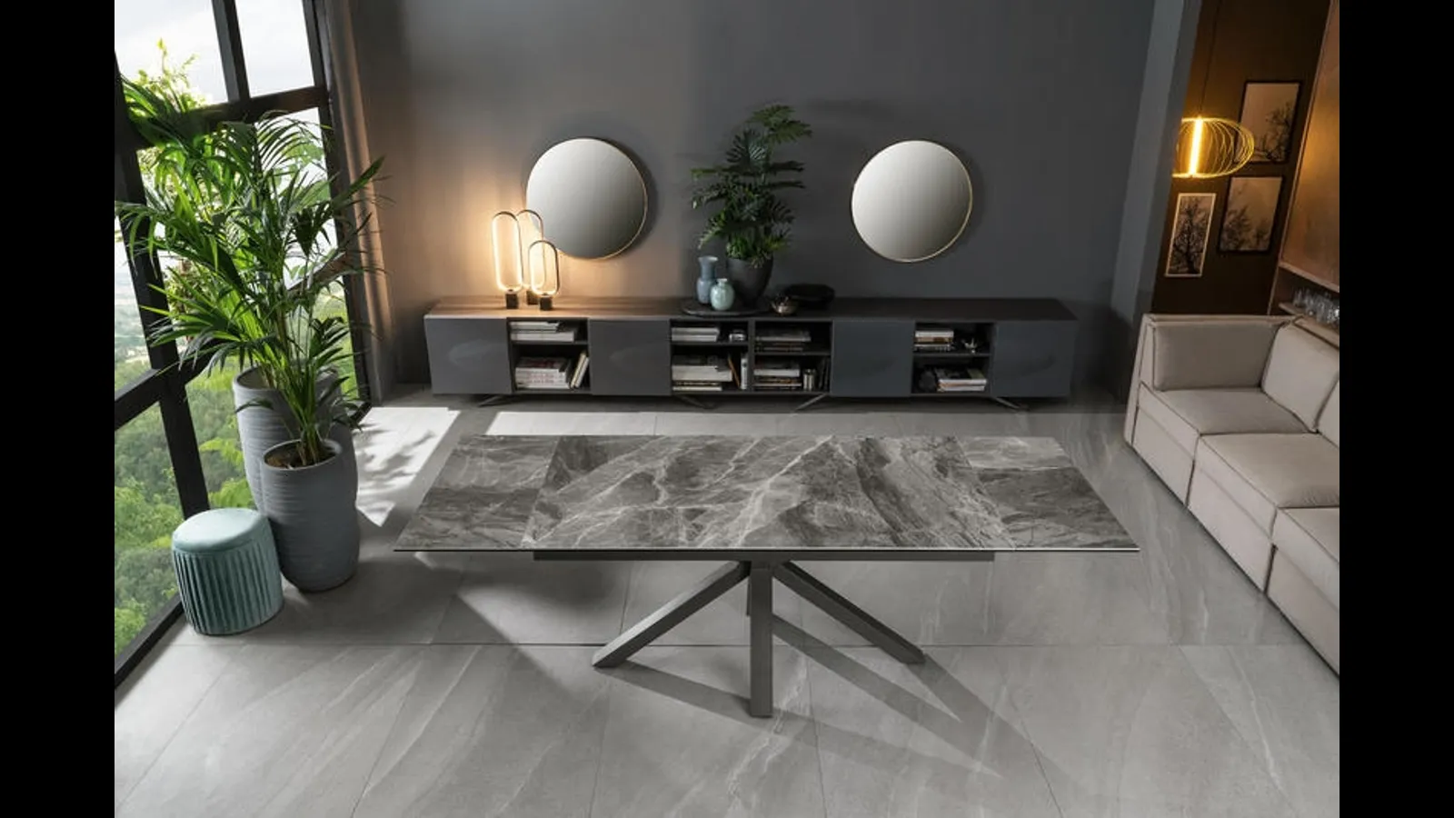 Tavolo allungabile Ceramica 01 di Stones