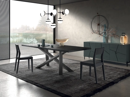 Tavolo Crossing in legno di rovere di FGF Mobili