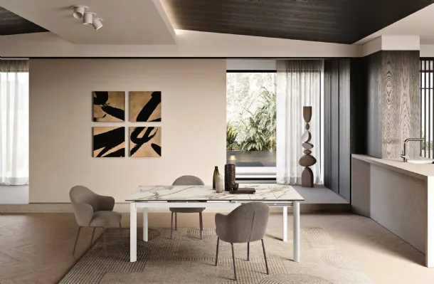 Tavolo Frost in gres porcellanato di Capodarte