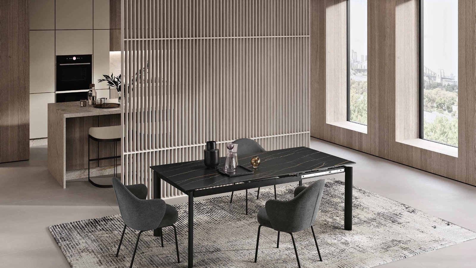 Tavolo Frost in gres porcellanato di Capodarte