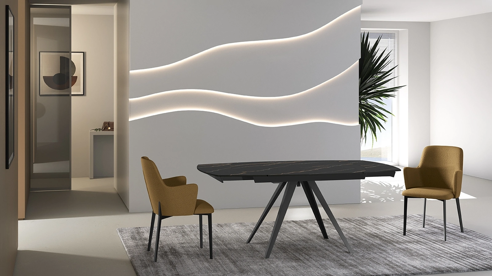 Tavolo Kyoto 120 di Stones