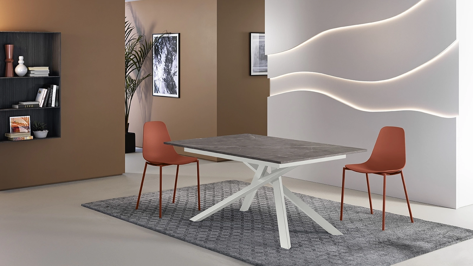 Tavolo allungabile Pulse 25 di Stones