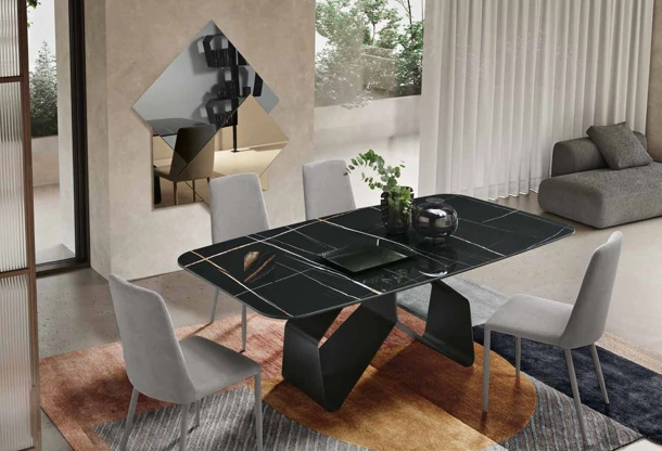 Tavolo Swing in ceramica di Capodarte