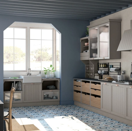 Cucina Classica Contempo ad angolo di Creo