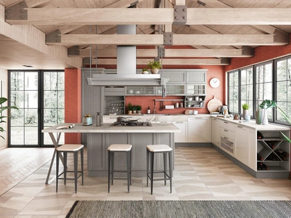 Cucina Classica Contempo con isola di Creo