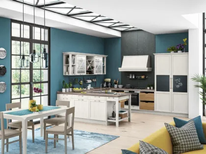 Cucina Classica Contempo con penisola di Creo