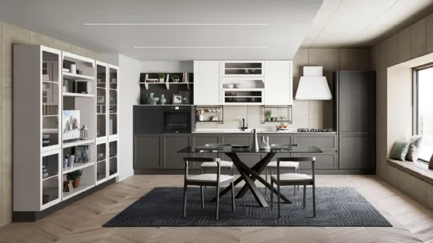 Cucina Classica Contempo lineare di Creo
