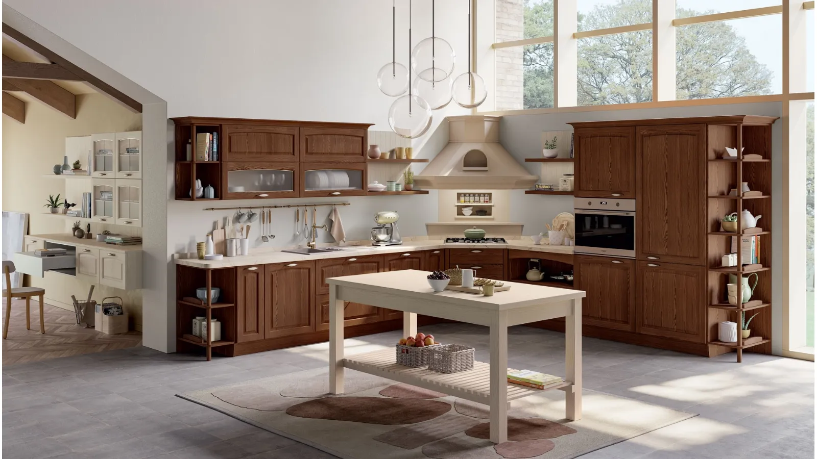 Cucina Classica Grace angolare di Creo