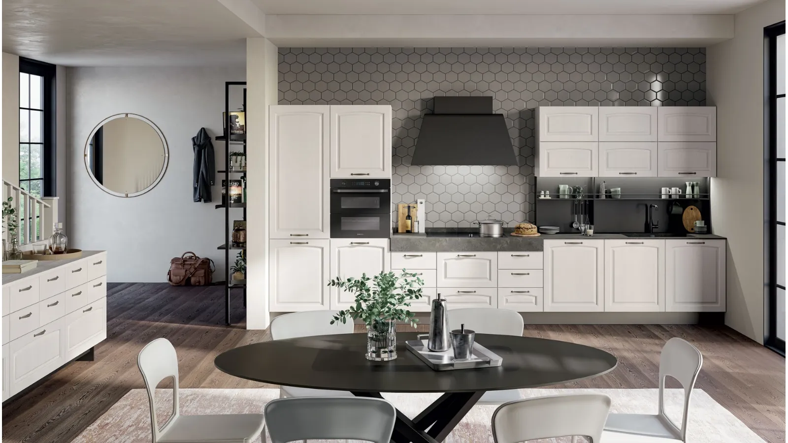 Cucina Classica Grace lineare di Creo