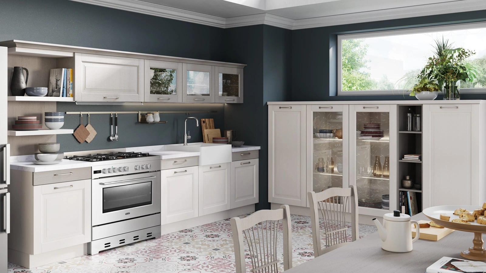 Cucina Classica Oprah lineare di Creo