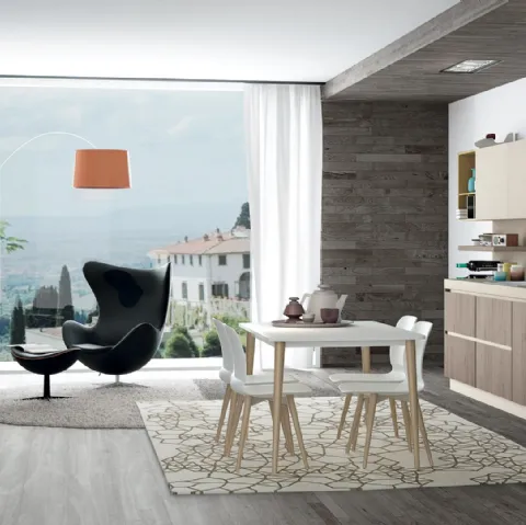 Cucina Moderna Ank lineare di Creo