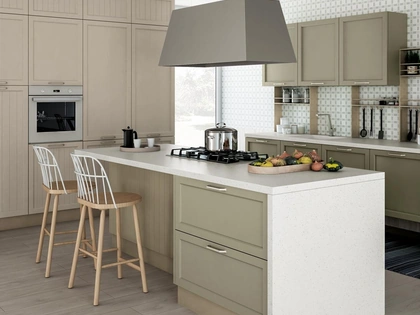 Cucina Moderna Contempo con isola di Creo