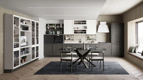 Cucina Moderna Contempo lineare di Creo