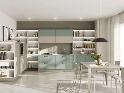 Cucina Moderna Rewind angolare di Creo