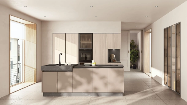 Cucina Moderna Maxima con isola di Creo