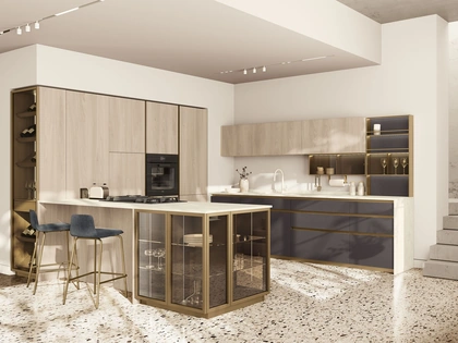 Cucina Moderna Maxima con penisola di Creo