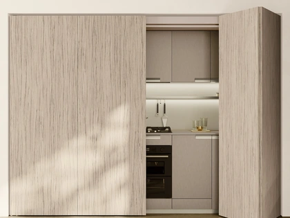 Cucina Moderna Maxima lineare a scomparsa di Creo