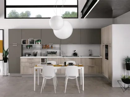 Cucina Moderna Rewind angolare di Creo
