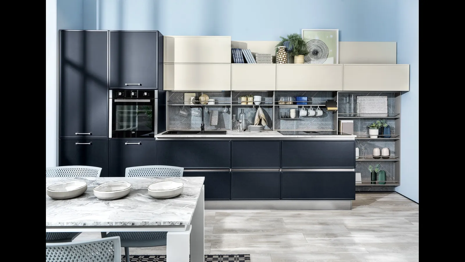 Cucina Moderna Rewind lineare di Creo