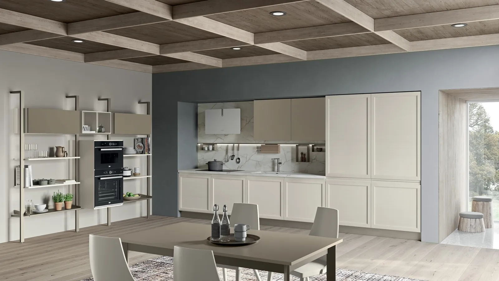 Cucina Moderna Selma angolare di Creo